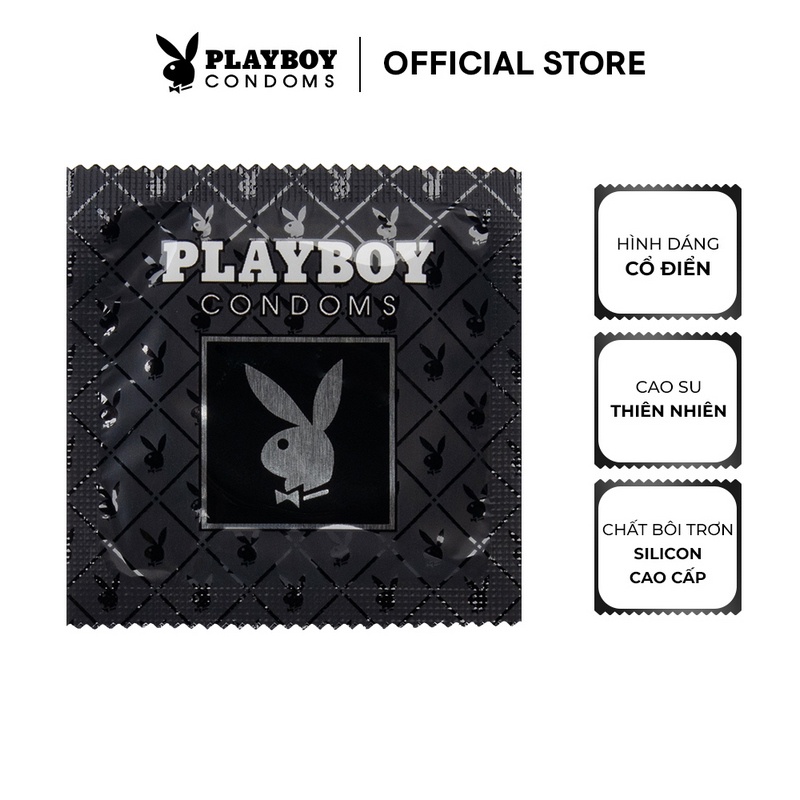 [Mã BMBAU50 giảm 7% đơn 99K] Bộ 2 Bao Cao Su PLAYBOY Classic hộp 3 cái