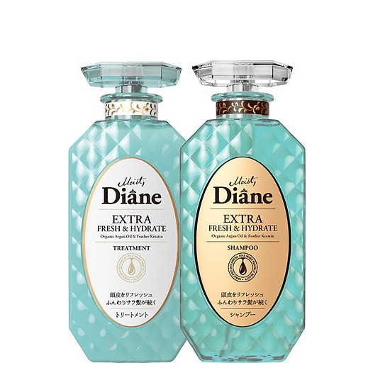 Dầu Gội-Xả Kiểm Soát Dầu Moist Diane  Extra Fresh& Hydrate