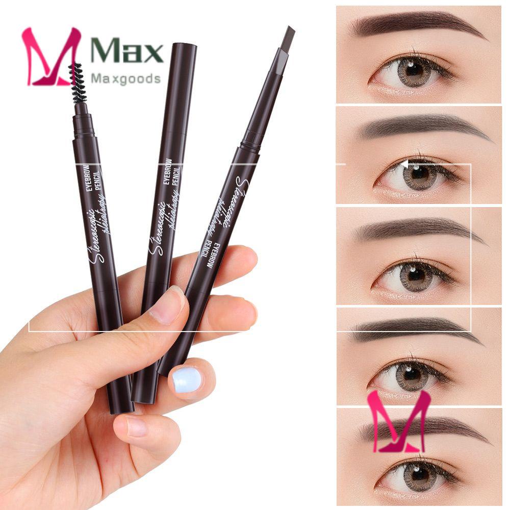 Bút Kẻ Lông Mày Hai Đầu Kháng Nước Thời Trang Cho Người Mới Bắt Đầu