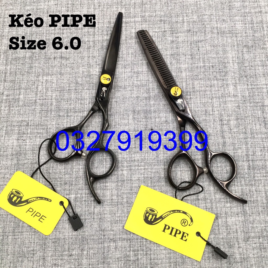 [Free Ship] Kéo cắt tóc cao cấp NHẬT PIPE 6.0in