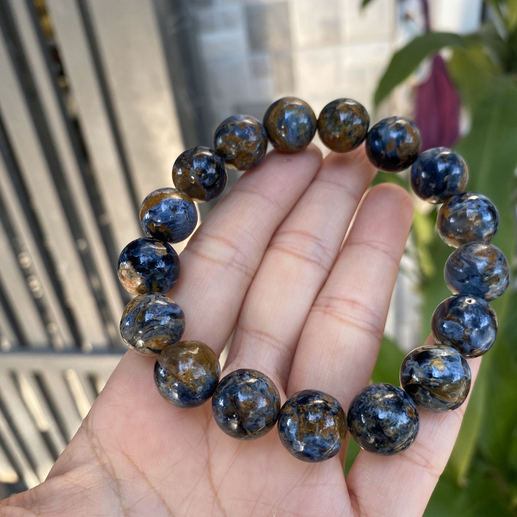 Vòng Tay xanh dương Size 12 Ly