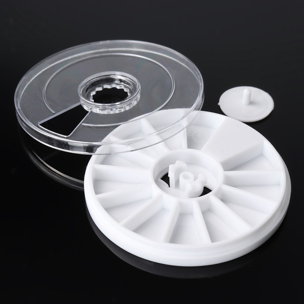 Monja 5 Hộp Đựng Đá Đính Móng Tay Có Ngăn Chứa 6cm