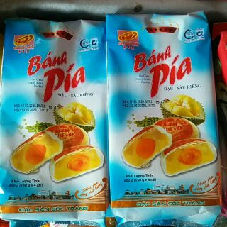Bánh pía tâm hue viên 5 sao 1 bọc 150g × 4 cái