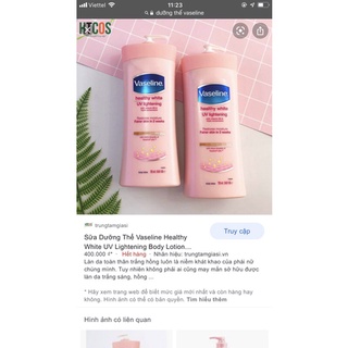 Sữa dưỡng thể vaseline