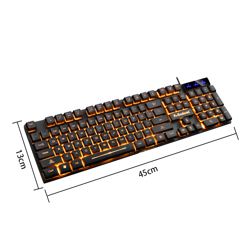 Bộ Bàn Phím Và Chuột Chơi Game 104 Phím Km320 Có Đèn Nền Rgb