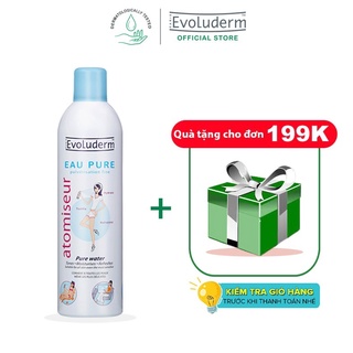 Xịt khoáng Evoluderm Atomiseur Eau Pure 400ml
