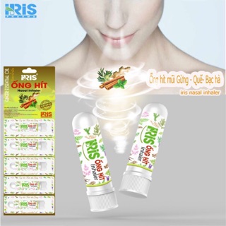 Ống hít mũi Gừng Quế Bạc hà Iris