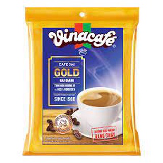 Cà Phê Hòa Tan 3 Trong 1 – Vinacafé Gold Gu Đậm (20g x 24 Gói)