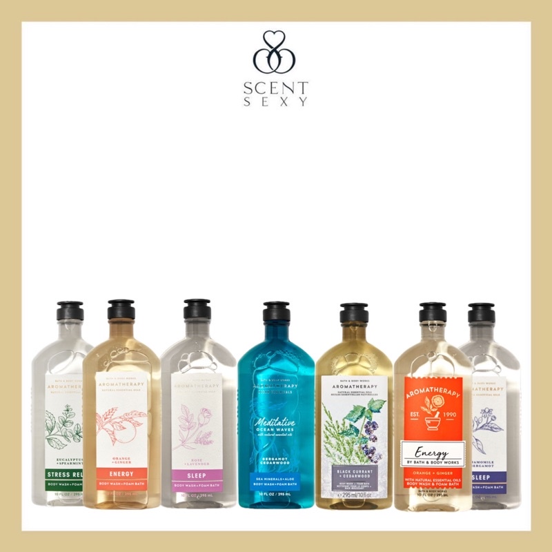 Gel tắm Bath & Body Works Aromatherapy - Chọn mùi