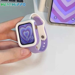 Dây Đeo silicone Hai Màu Cho Đồng Hồ Thông Minh series 7/6/5/SE/4 size 45/44/42/41/40/38mm
