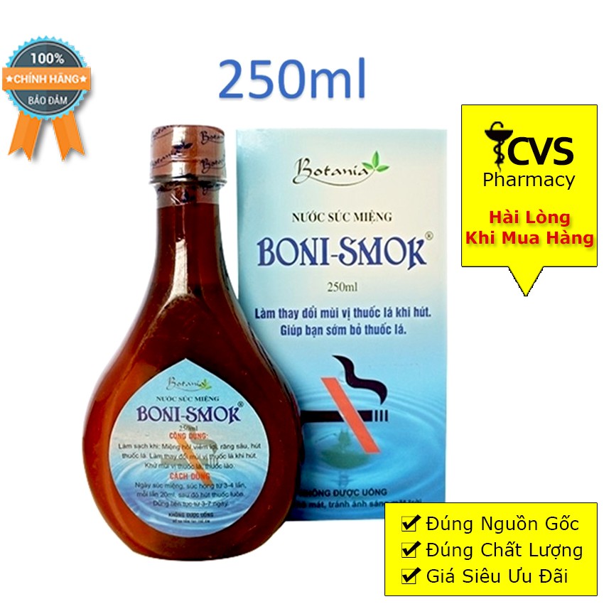 BoniSmok Nước Súc Miệng Cai Thuốc Hút Boni-Smok