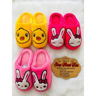 Dép Bông Thỏ Vịt Cho Bé