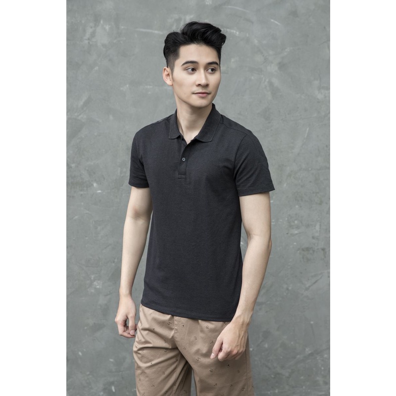Áo polo nam KWIN  KPS011S1 dáng ôm Slimfit, chất liệu cotton pha