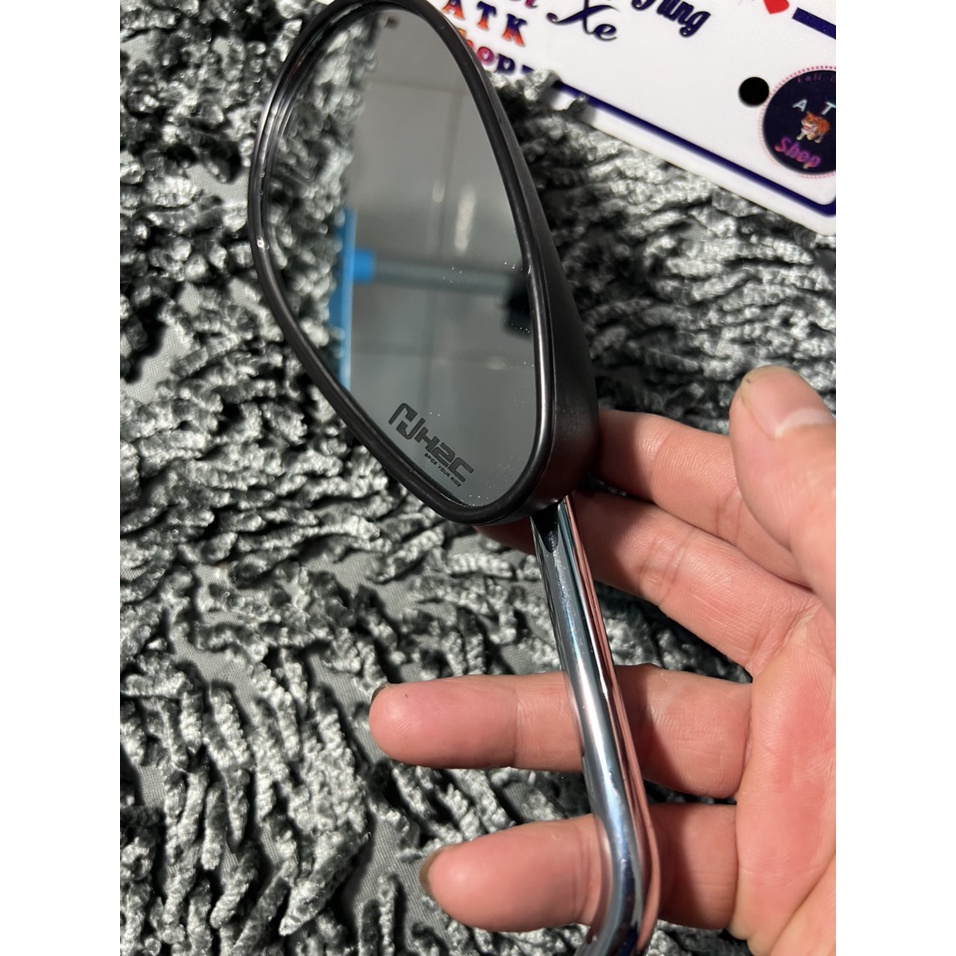 Kính gương chiếu hậu suzuki H2C mẫu giọt nước 1 cây bên trái chân cốt TITAN