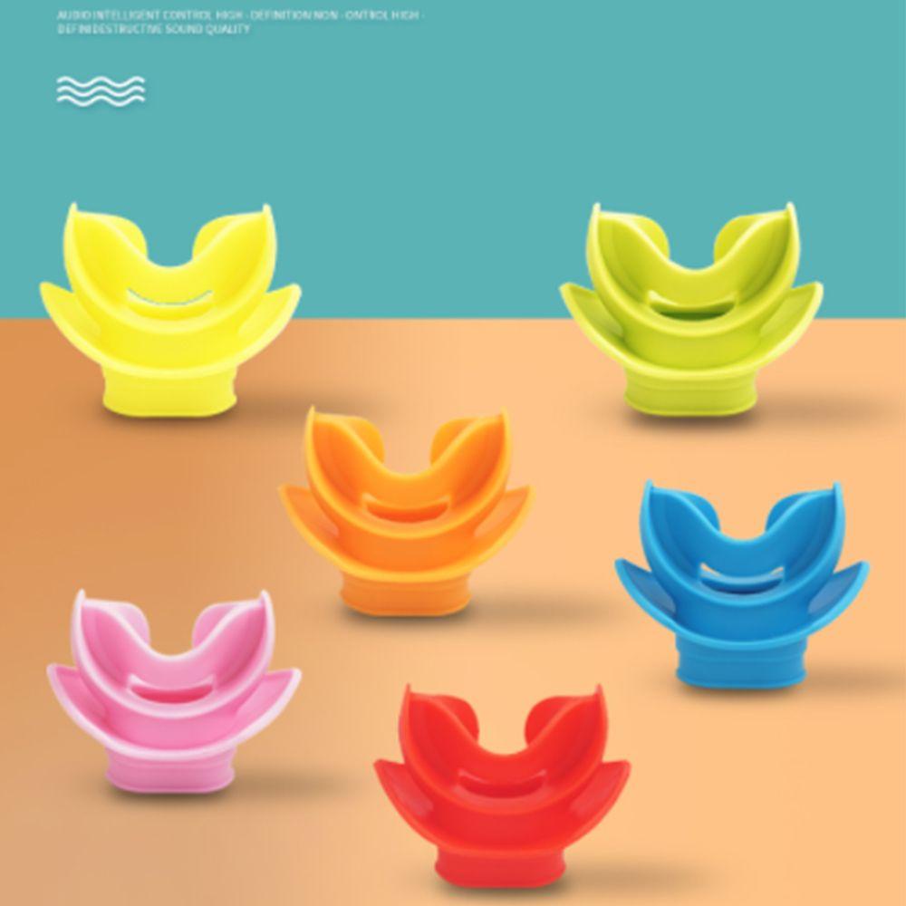 MELODG Miệng Ngậm Khi Lặn Bằng Silicone Điều Chỉnh Được