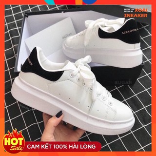Giày Sneaker MCQ 💖XẢ KHO💖 Giày Sneaker MCQ Trắng Đen Tinh Tế Dễ Phối Đồ