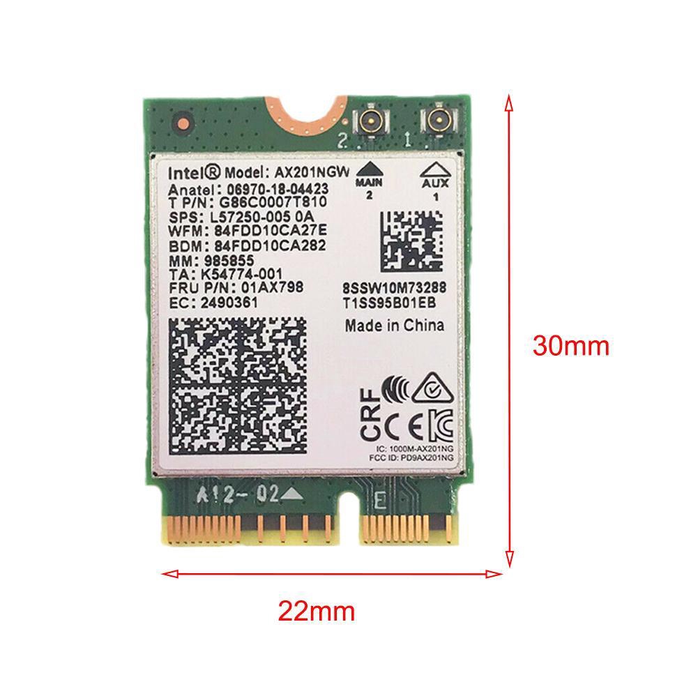 Thiết Bị Wifi Bluetooth 5.0 2.4 T5K2 Intel Ax201Ngw Ax201 Ngff M2: Cnvi Dual Band 802.11ac | BigBuy360 - bigbuy360.vn