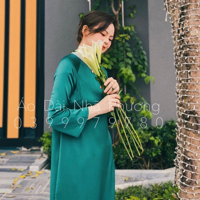 [FREESHIP] Áo Dài Dáng Xuông May Sẵn, Áo Dài Cách Tân Lụa cao cấp