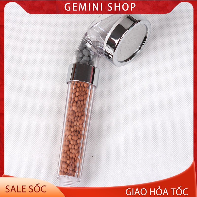 Đầu vòi hoa sen tăng áp lọc nước siêu bền 6 cm phun nước mạnh DVS1 GEMINI SHOP