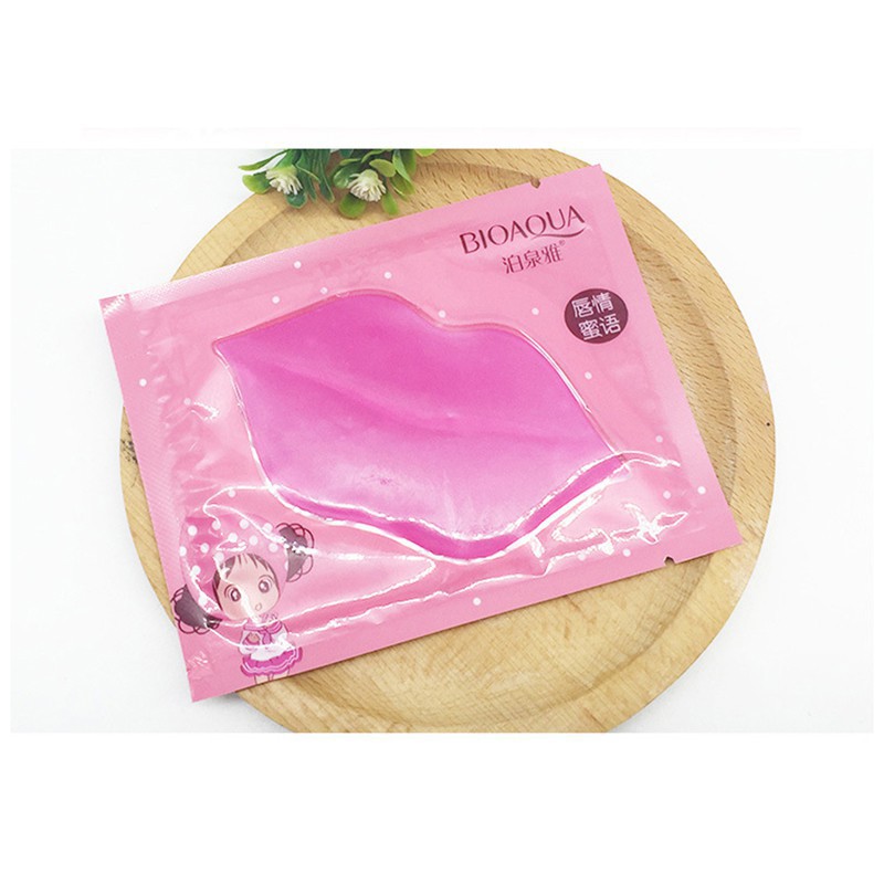 Mặt nạ môi collagen tinh thể màu hồng chăm sóc đôi môi tiện lợi | BigBuy360 - bigbuy360.vn