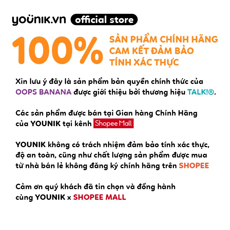 Áo hoodie Younik Oopsie Vietnam unisex năng động dành cho fan Oops Banana