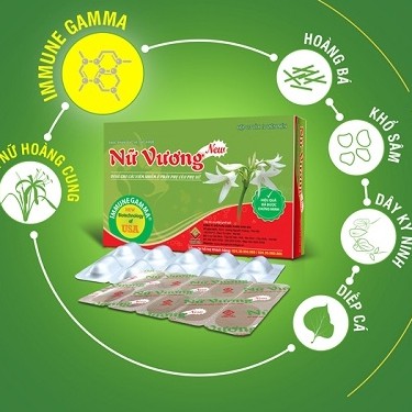 Viên uống Nữ vương New – Hỗ trợ điều trị viêm nhiễm phụ khoa (Hộp 30 viên)