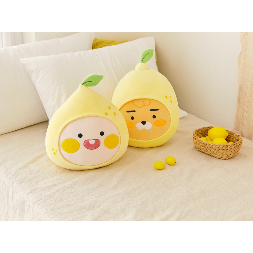 Gối Ôm Tròn Kakao Friends Lemon Apeach