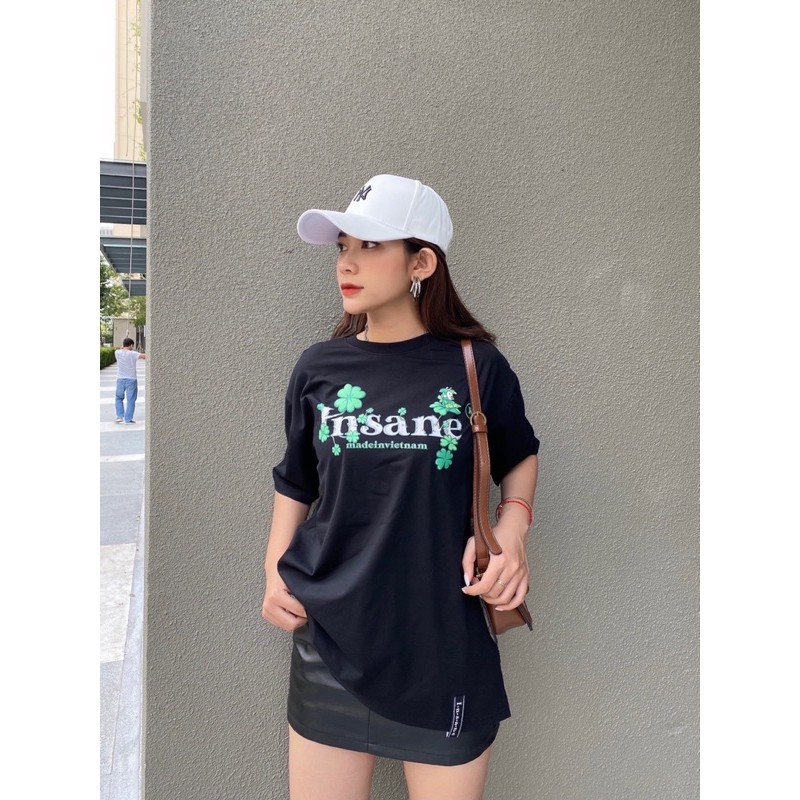 [Áo thun Insane®] Cỏ 4 Lá Tee - màu Đen