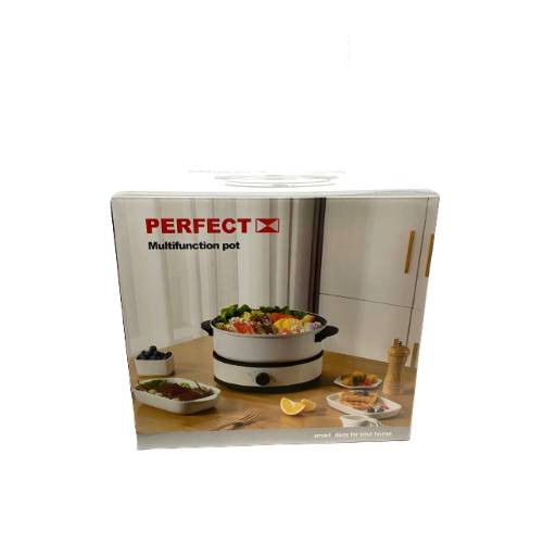 Nồi lẩu hấp điện đa năng 3 trong 1 Perfect PF-L06 kèm xửng hấp - Hàng chính hãng bảo hành 12 tháng