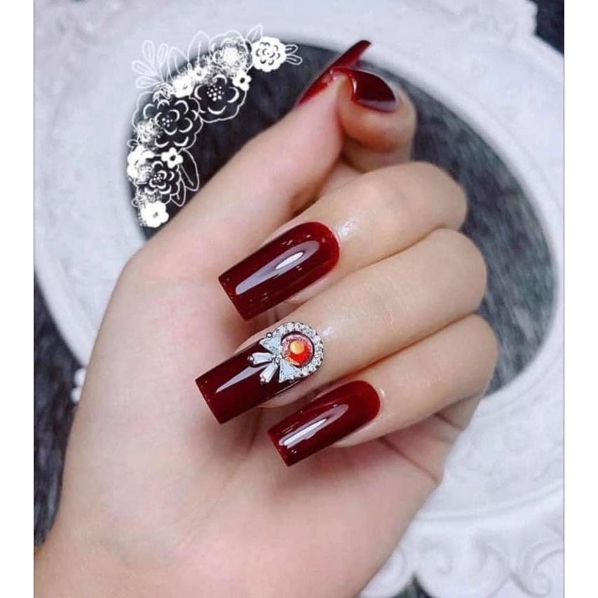 Sơn gel , sơn móng tay màu đỏ, đỏ cherry , đỏ đô , đỏ mận , đỏ thạch