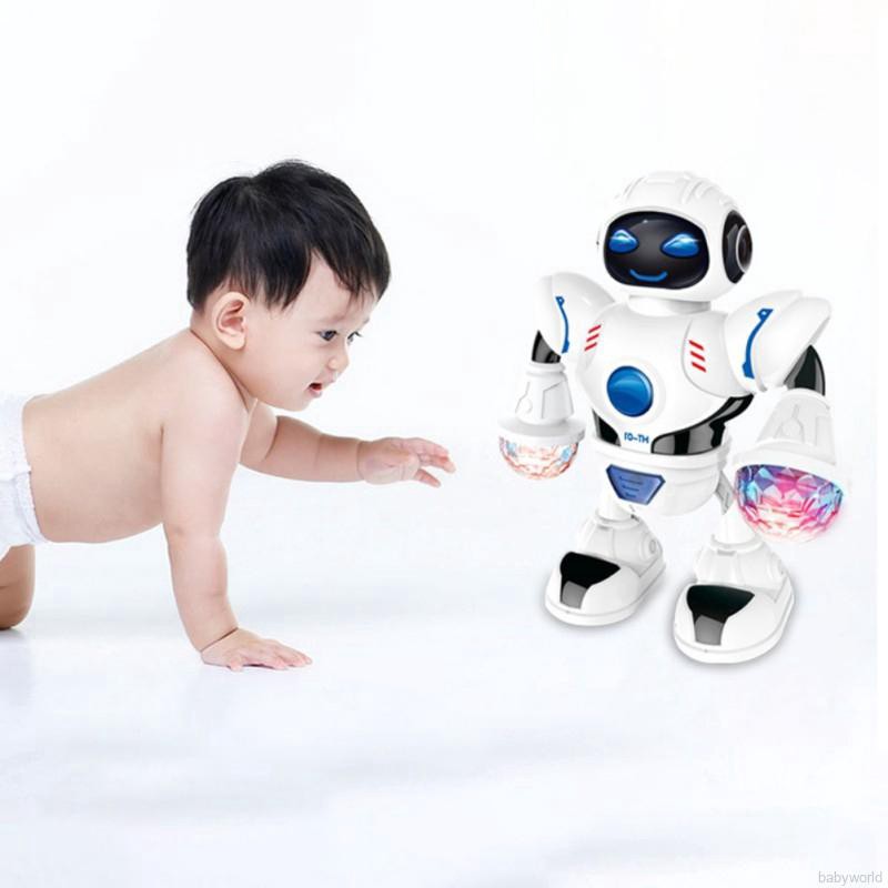 Đồ chơi robot nhảy múa có đèn LED cho bé