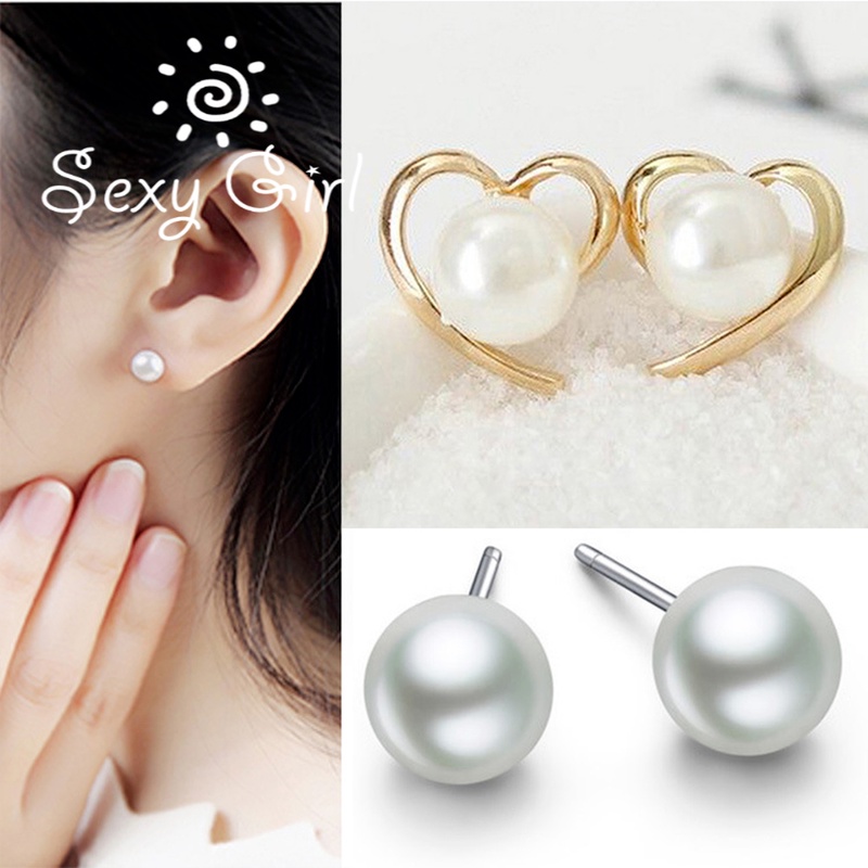 Đôi Khuyên Tai Dài Đính Ngọc Trai Thời Trang Cho Nữ