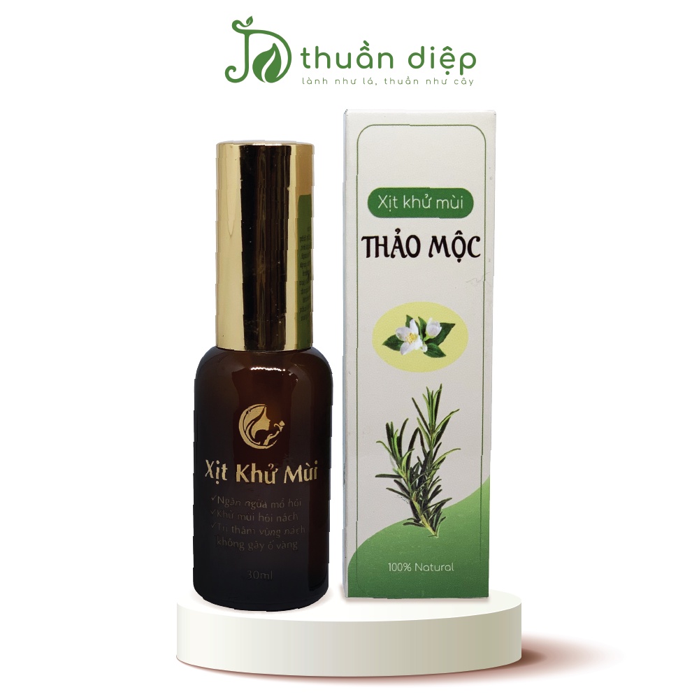 Xịt khử mùi hôi nách thảo mộc thiên nhiên ngăn mùi hôi nách mồ hôi nách giảm thâm nách Thuần Diệp
