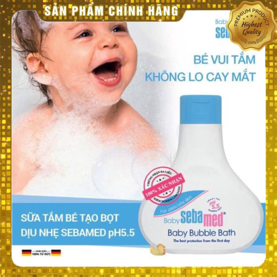 SỮA TẮM DỊU NHẸ CHO BÉ SEBAMED pH5.5 - ĐỨC - 200ML/1000ML