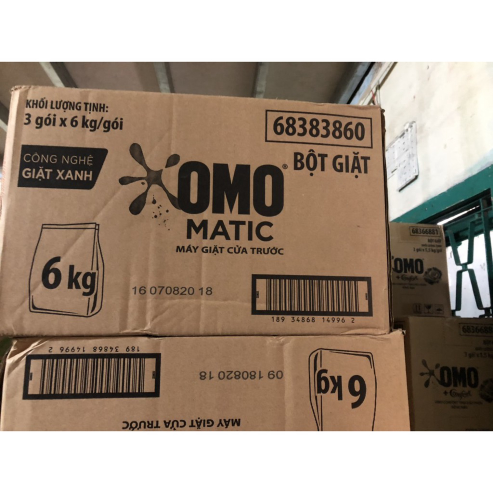 Bột giặt Omo Matic cửa trước 6kg