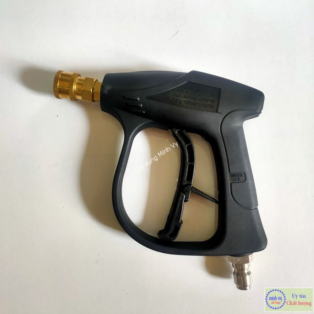 Súng Xịt Rửa xe đầu nối nhanh 1/4 - chuôi ren 14mm / ren22mm / nối nhanh 3/8