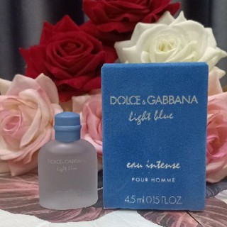 Nước hoa Dolce & Gabbana Light Blue Eau Intense Pour Homme (EDP) 4.5ml Auth 💯%