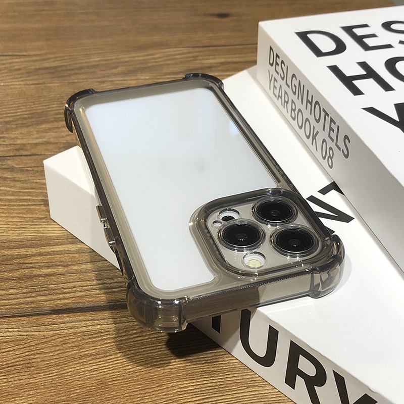 Ốp Điện Thoại Cứng Trong Suốt Có Túi Khí Chống Rơi Cho iPhone 13 12 11 Pro Max X XR Xs Max 7 8 Plus se 2020 2022