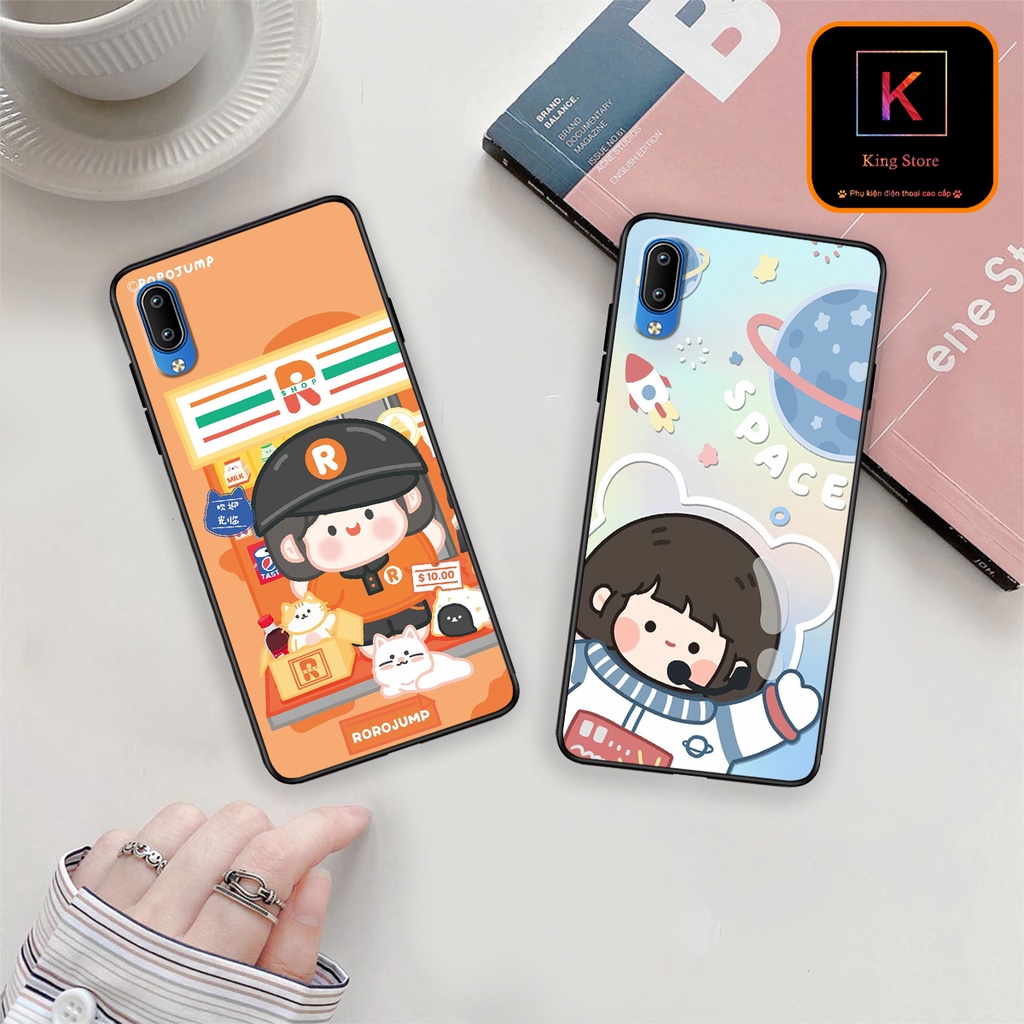 Ốp lưng Vivo Y91c - Vivo Y93 - Ốp in hình Ngân hà &amp; RoroJump siêu đẹp