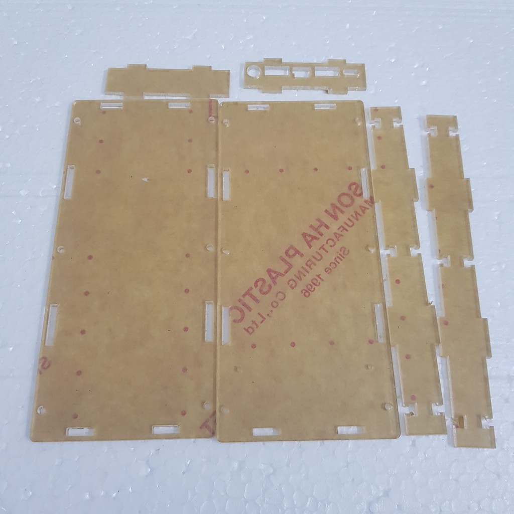 Box sạc dự phòng mica đầy đủ ốc + trụ đồng