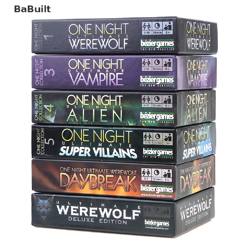 Bộ bài ma sói One Night Ultimate Werewolf vui nhộn cho các bữa tiệc gia đình