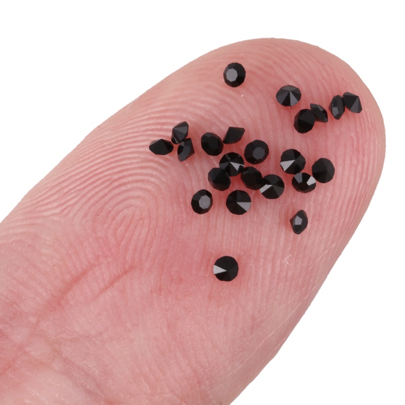 Bộ 1440 Viên Đá Pha Lê Nhỏ Màu Đen Đính Kim Cương Pha Lê DIY