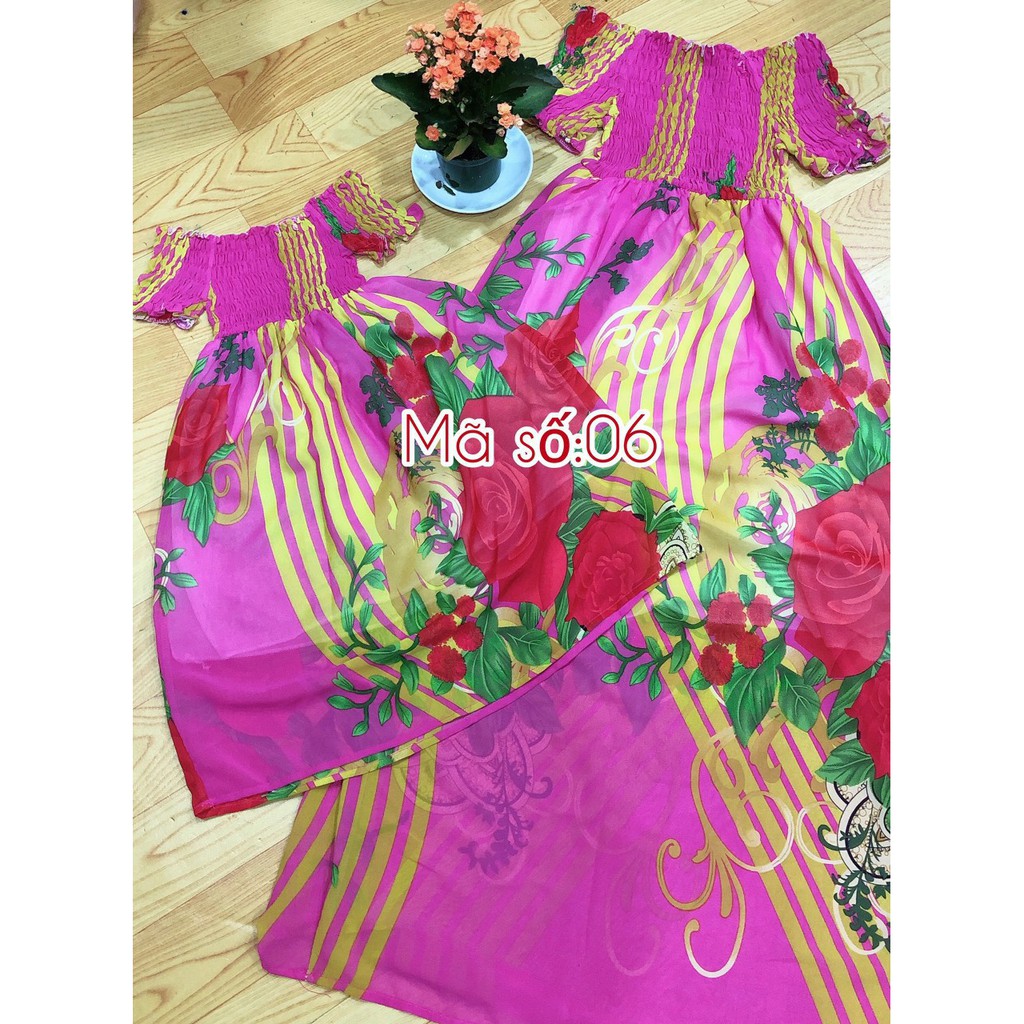Set maxi mẹ và con gái [trên 20 màu] | BigBuy360 - bigbuy360.vn