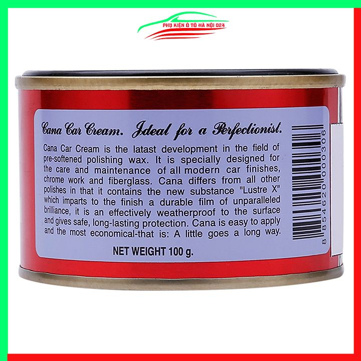 Xi đánh bóng, kem đánh bóng CANA Car Cream chuyên dùng cho ô tô xe máy