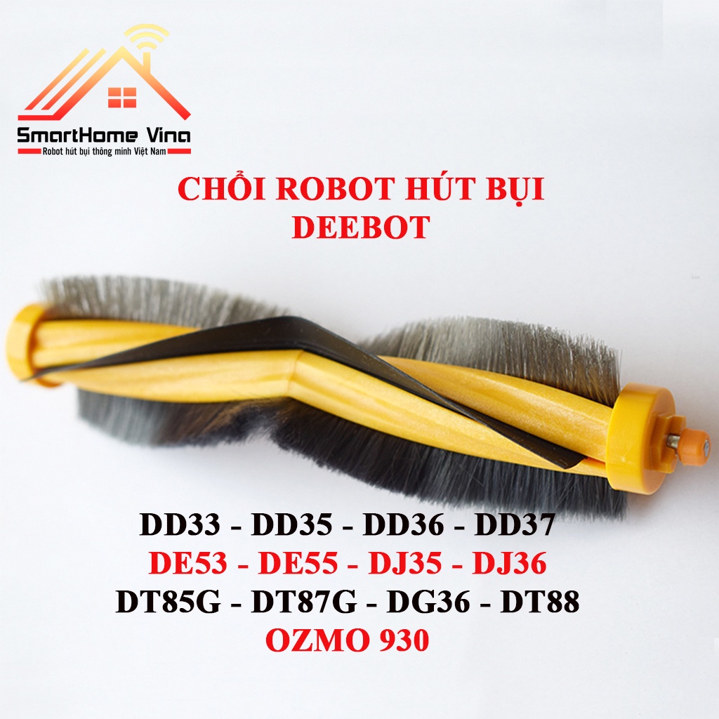 Chổi cuốn robot hút bụi Ecovacs Deebot DD33, DD35, DD36, DD37, DE53, DE55, DJ35, DJ36, DT85G, DT87G, DT88, DG36,OZOMO930