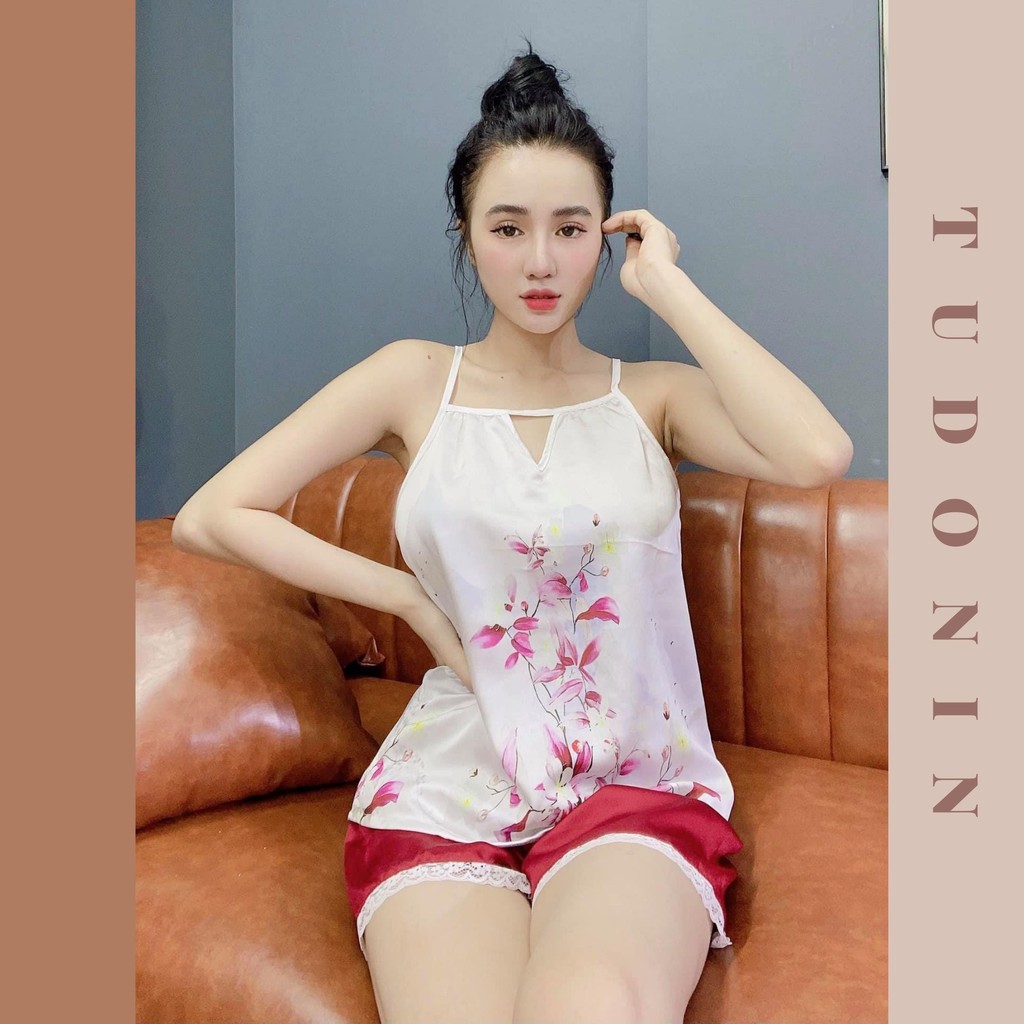 [SALE SÔC 🔥] Set satin mặc nhà sang choảnh chuẩn shop lụa Mango cao cấp – GIÁ SẬP SÀN A4 - TUDONIN