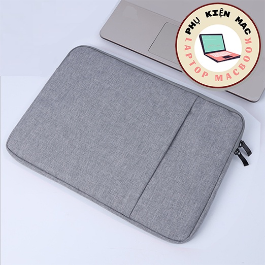 Túi chống sốc Laptop Macbook cao cấp 13,3 14 15,6 inch Có Lông Mịn , Ngăn Kéo Ngoài 2020