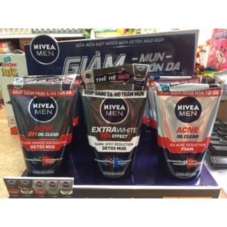 Sữa rữa mặt nivea men 100g .