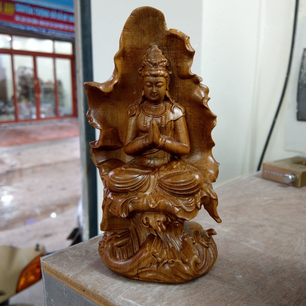 Tượng Phật Để Ô Tô - Cao Cấp - Cao 15cm