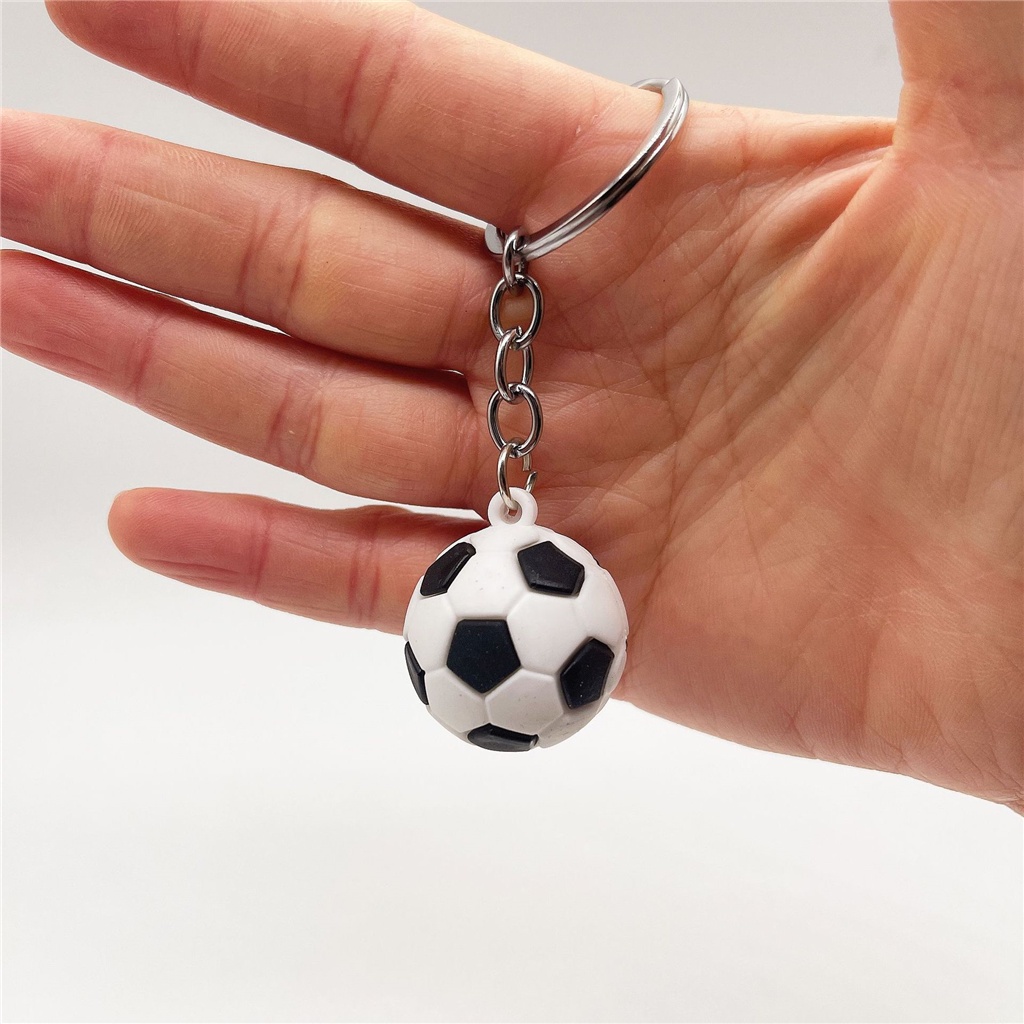 Móc Khóa Hình Quả Bóng Thể Thao Mini 3cm